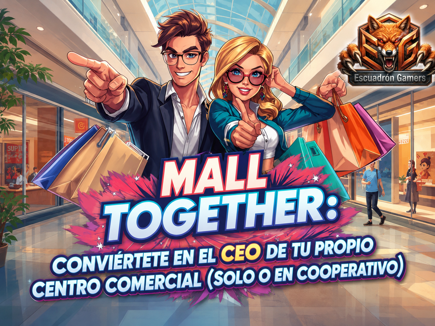 Mall Together: Conviértete en el CEO de tu propio Centro Comercial (Solo o en Cooperativo)