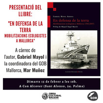 Presentaci&oacute; del llibre "En defensa de la terra" (15-02-22)