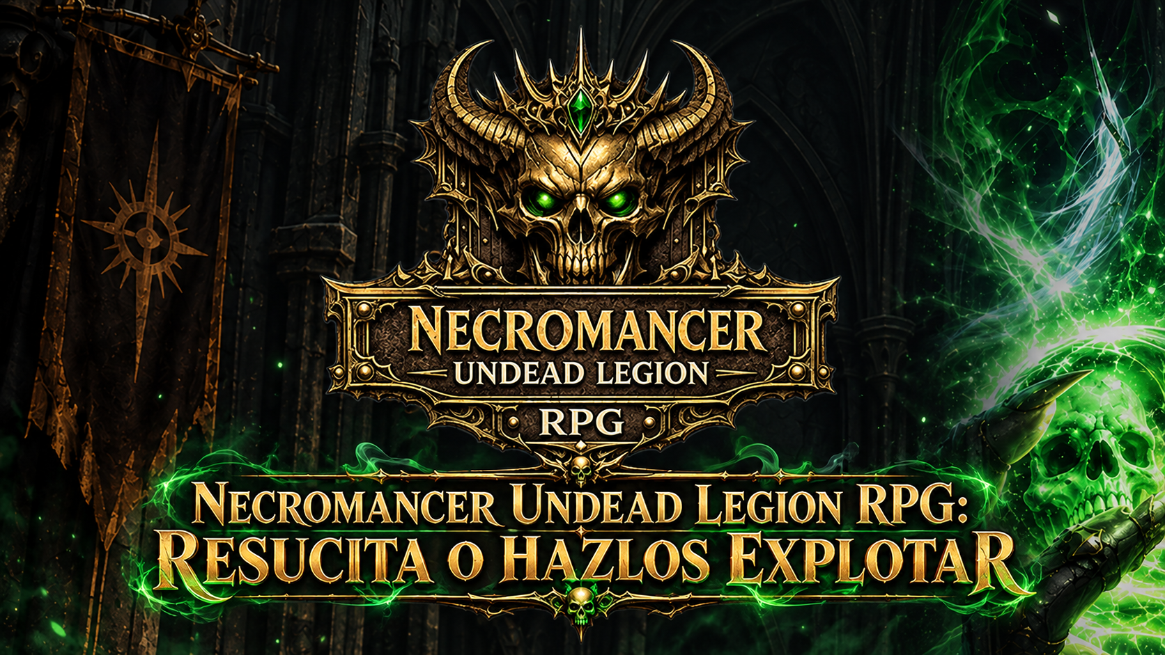 Necromancer Undead Legion RPG: resucita o hazlos explotar