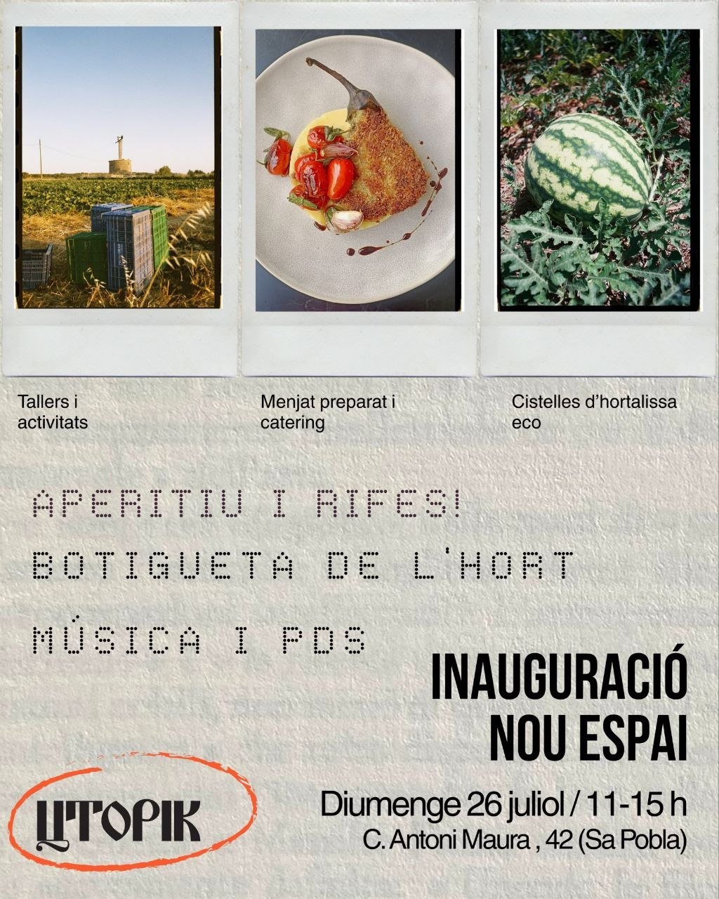 Inauguraci&oacute; d'Utopik (26-07-26)