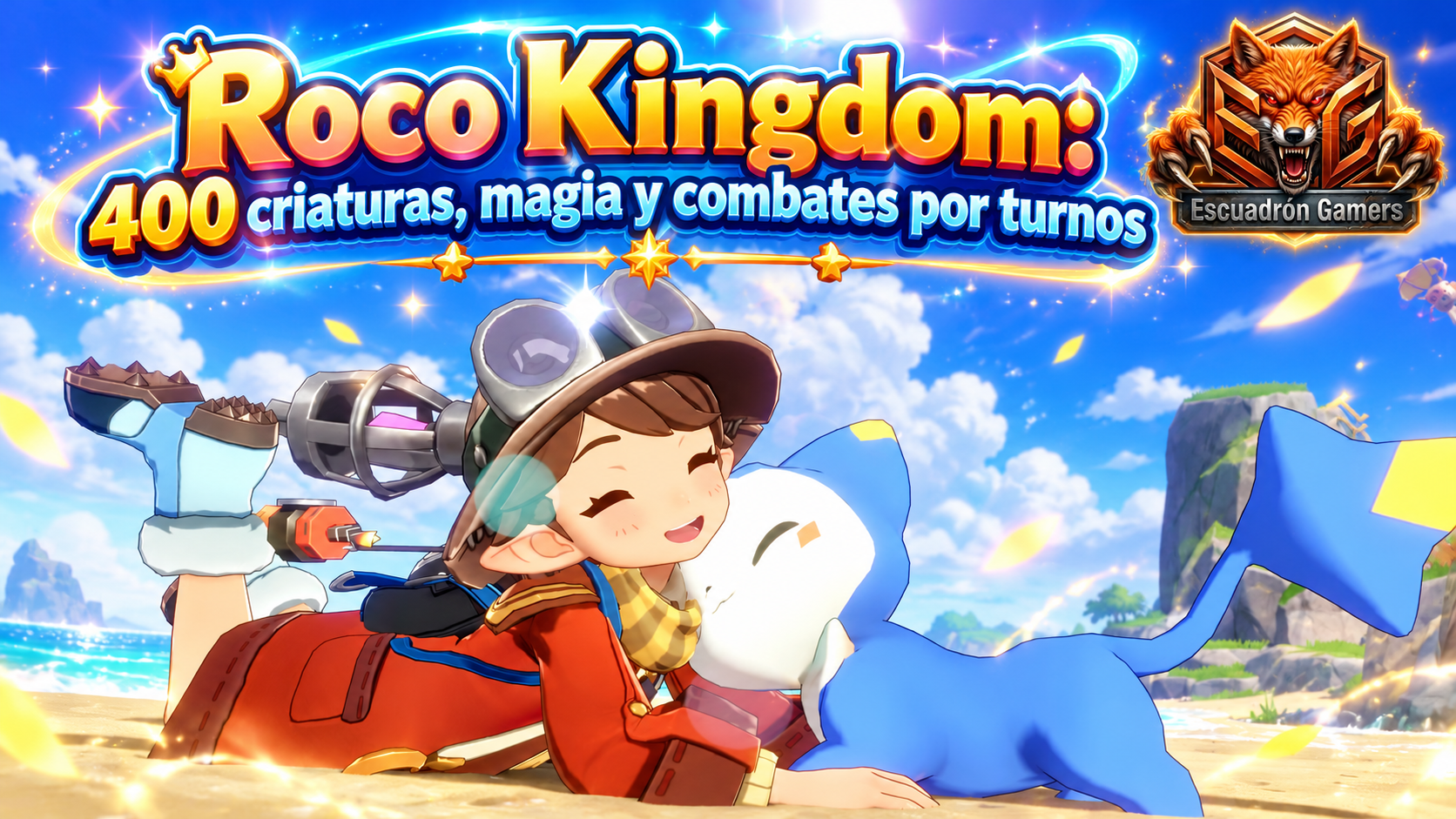 Roco Kingdom: 400 criaturas, magia y combates por turnos