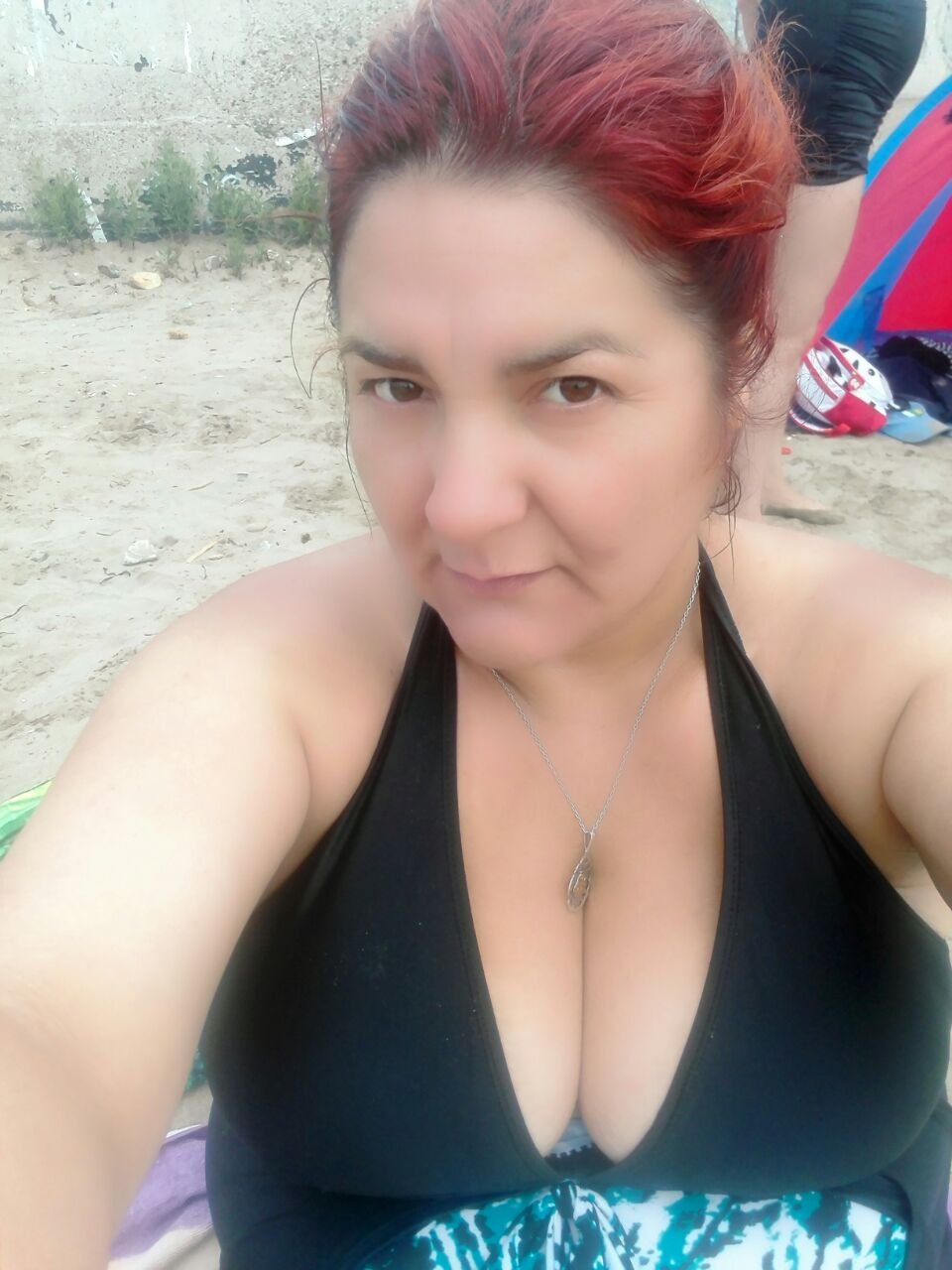Chilena gorda de Badoo con tetas enormes