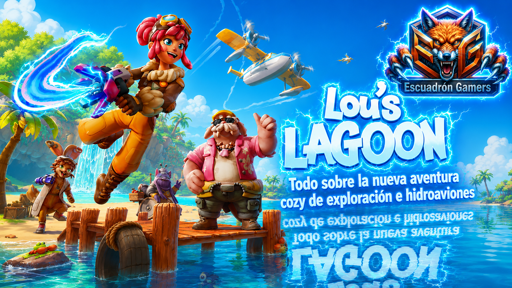 Lou’s Lagoon: Todo sobre la nueva aventura cozy de exploración e hidroaviones