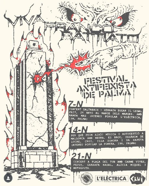 Festival antifeixista de Palma (novembre 25) Festival antifeixista de Palma (novembre 25)