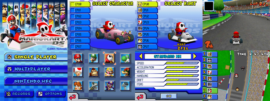 The NSMB » Mario Shy Kart DS