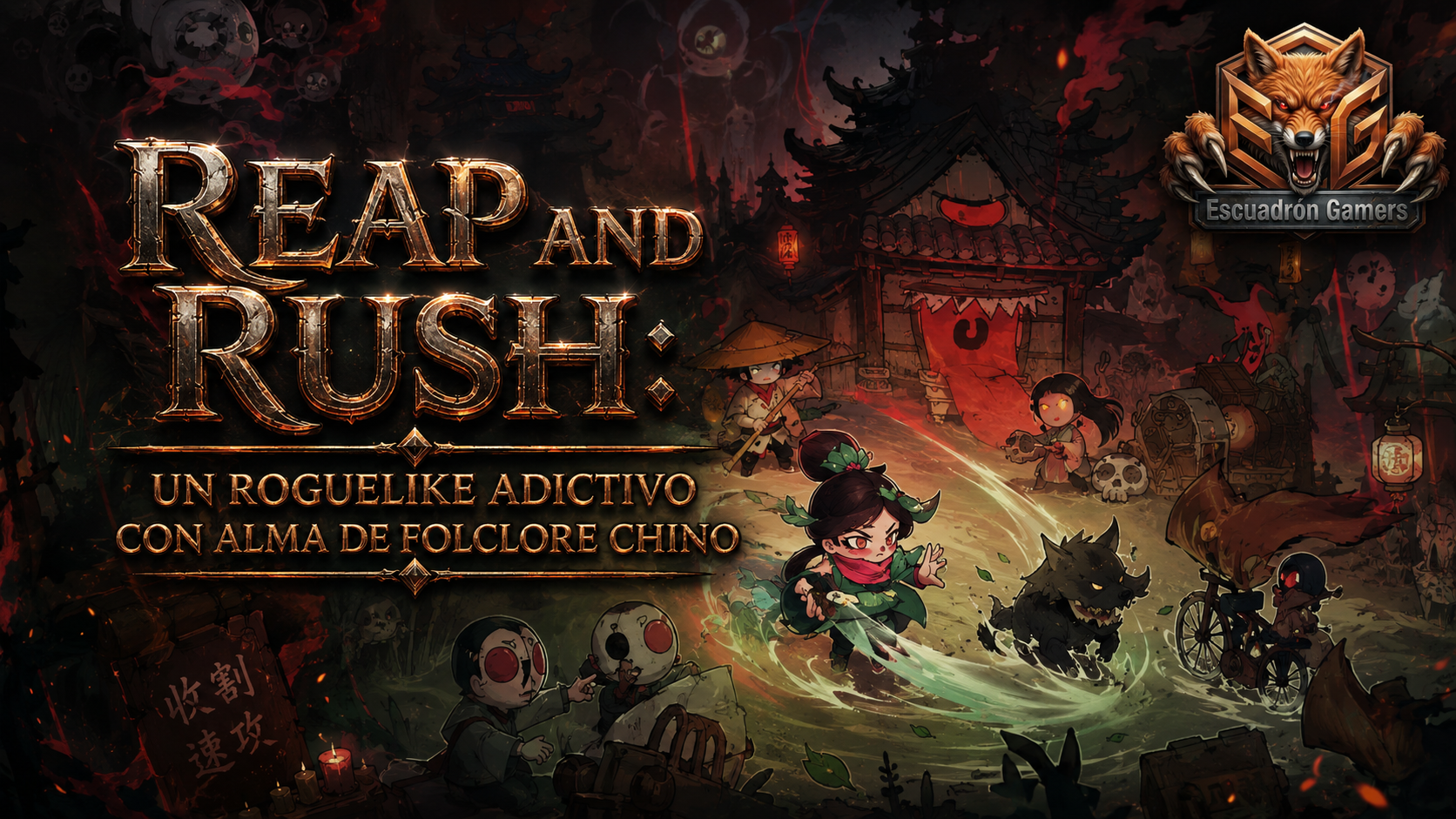 Reap and Rush: un roguelike adictivo con alma de folclore chino
