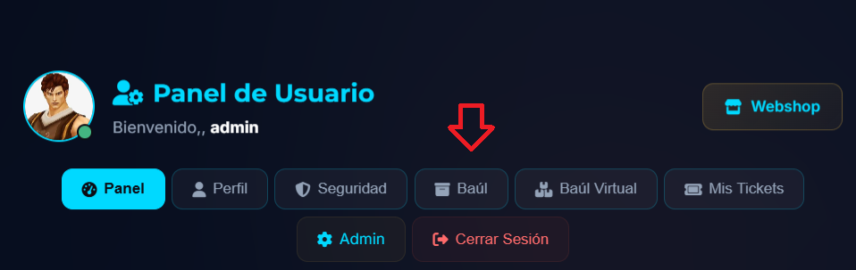 Sección Baúl Web