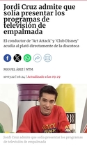 Se me cae un idolo. Jordi Cruz nos traiciona. Estoy a favor del reemplazo etnico&quot;