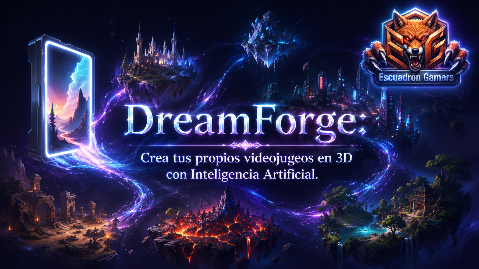 DreamForge: Crea tus propios videojuegos en 3D con Inteligencia Artificial