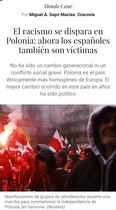 Me representa. Un polaco blanco le dice a un hindu que se largue a su puto pais