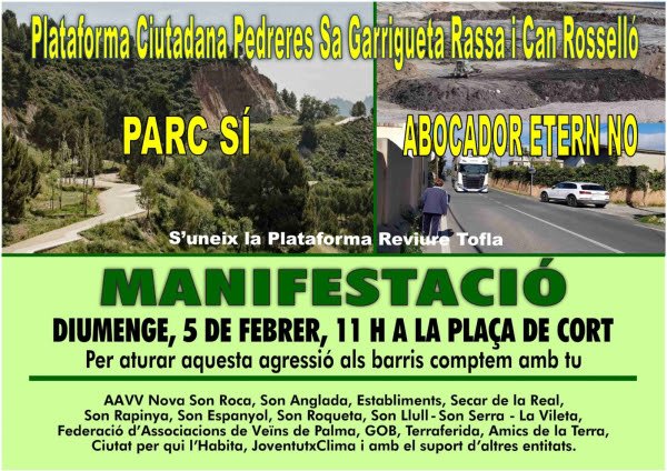Manifestació Parc Sí, Abocador No (05-02-23)