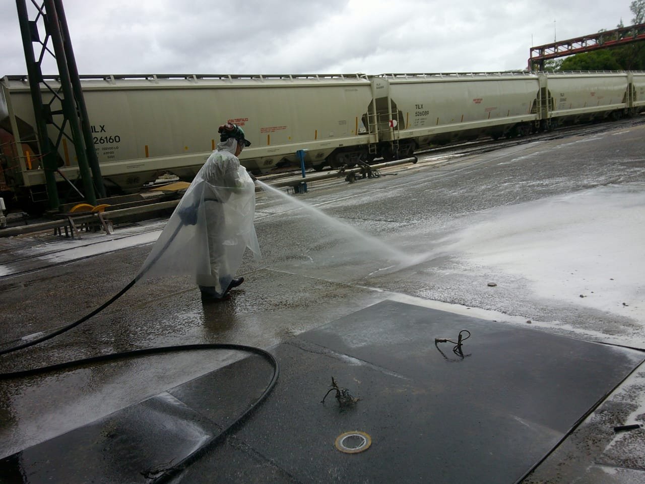 Limpieza general en áreas de procesos