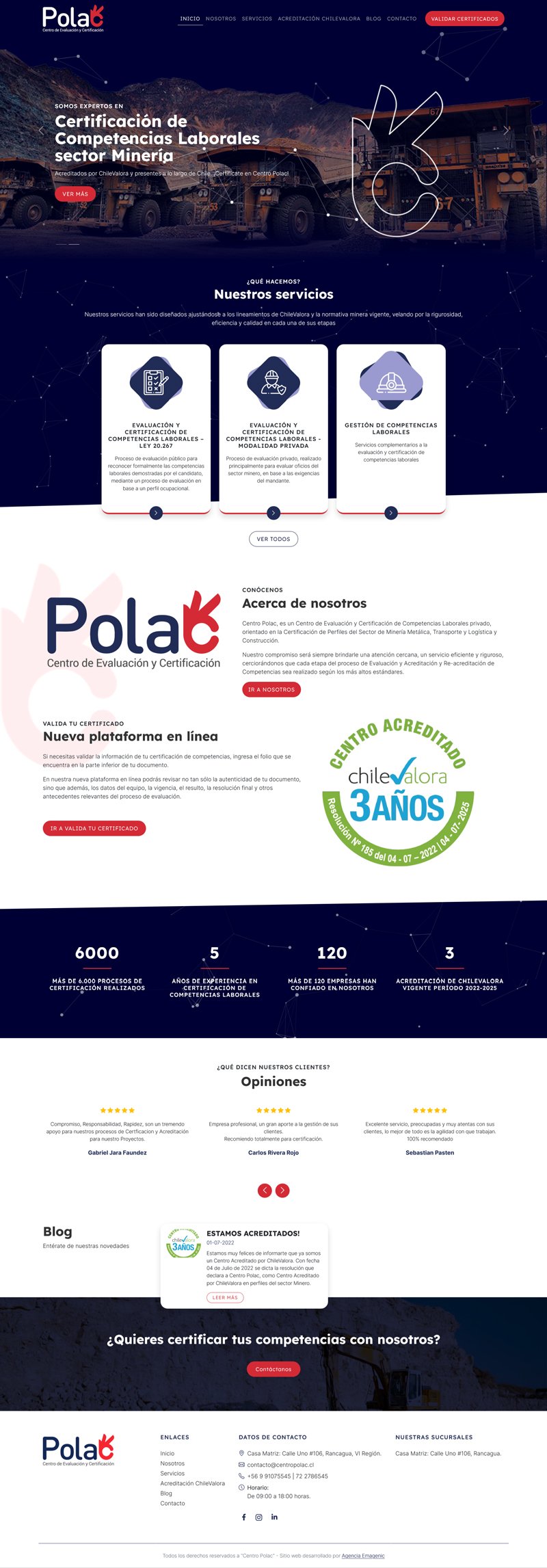 sitio web centro polac
