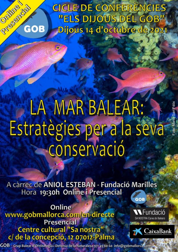 La mar balear: estrat&egrave;gies per a la seva conservaci&oacute; (14-10-21)