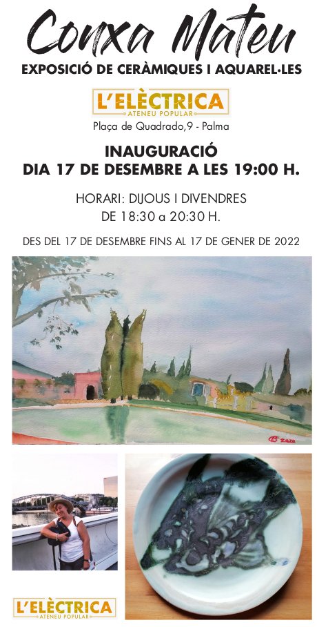 Exposici&oacute; de Conxa Mateu a L'El&egrave;ctrica (17-12-21)