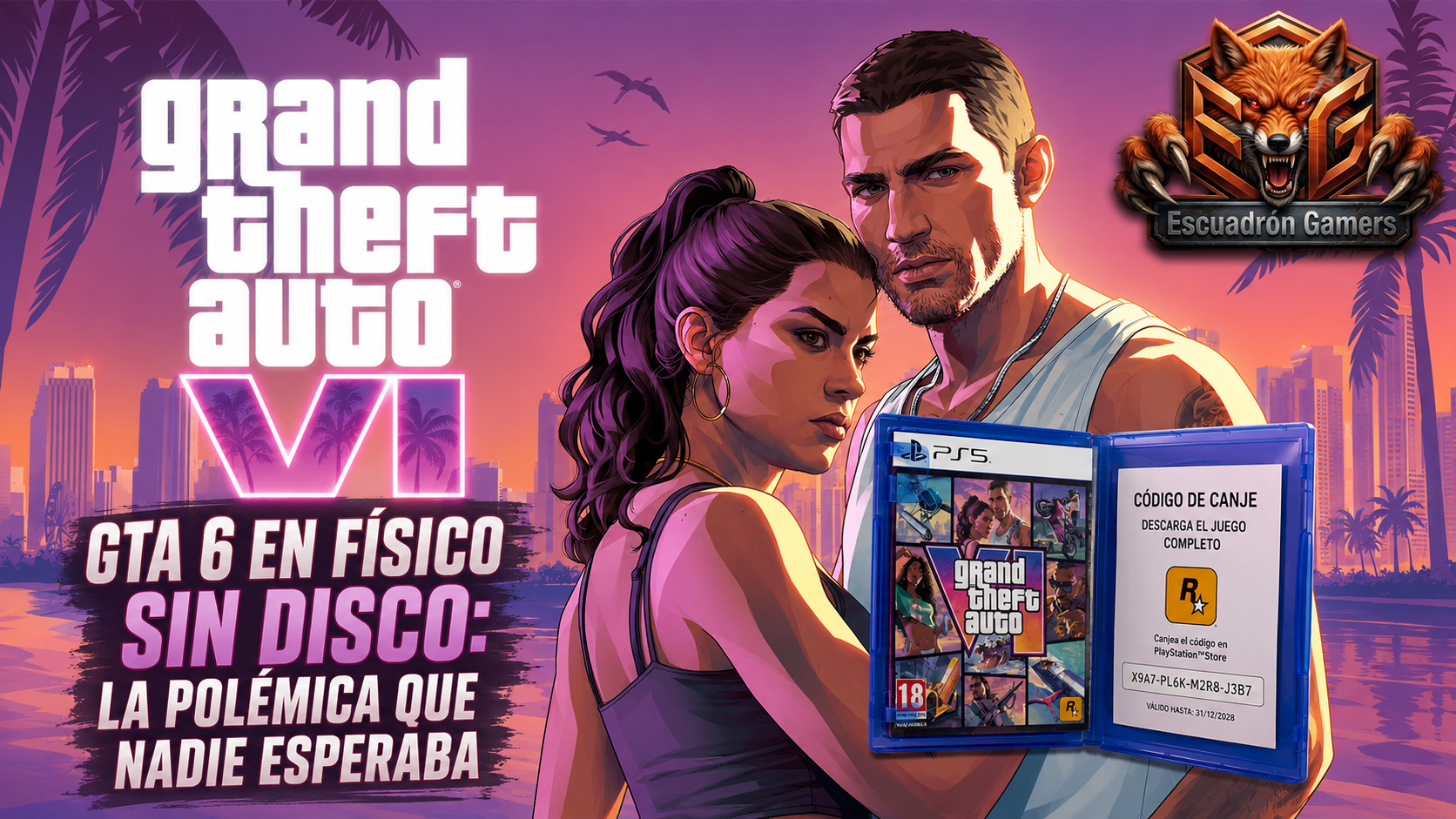 GTA 6 en físico sin disco: la polémica que nadie esperaba