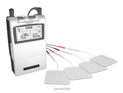 TENS DIGITAL ELEKTRO 2000 ProcetScientific Caja x 1 Dispositivo de electroestimulación transcutánea diseñado para el manejo del dolor mediante impulsos eléctricos. Cuenta con dos canales aislados y cinco modos de operación: ráfaga, normal, modulación,