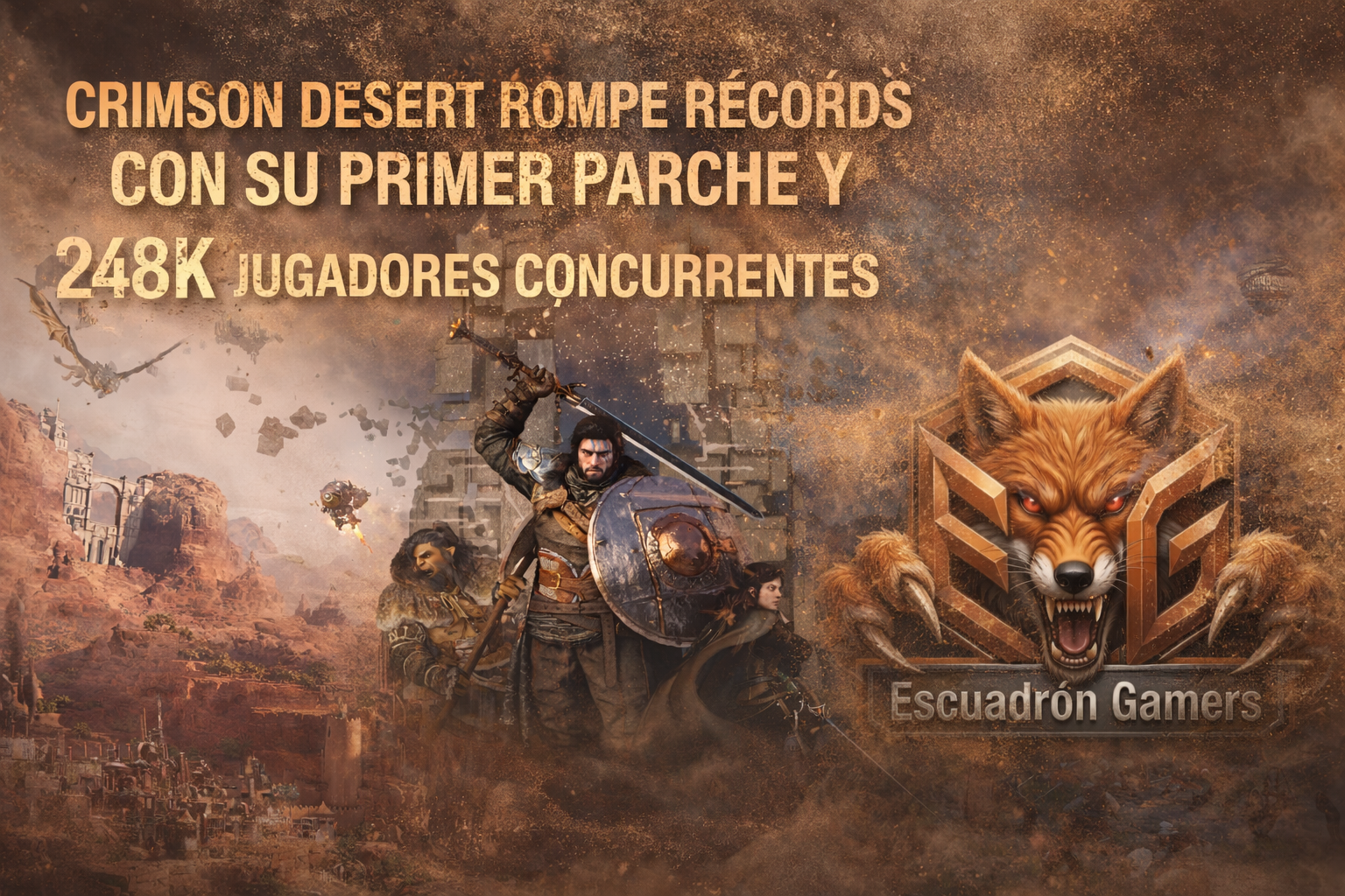 Crimson Desert rompe récords con su primer parche y 248K jugadores concurrentes