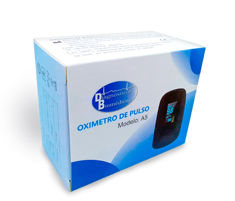 PULSOXIMETRO BIOMEDICO MODELO A5 BD Life 1 x 1 Pulsoxímetro digital portátil que mide con precisión la saturación de oxígeno en la sangre y la frecuencia cardíaca. Ideal para uso en el hogar, deporte o entorno clínico, con pantalla clara y fácil l