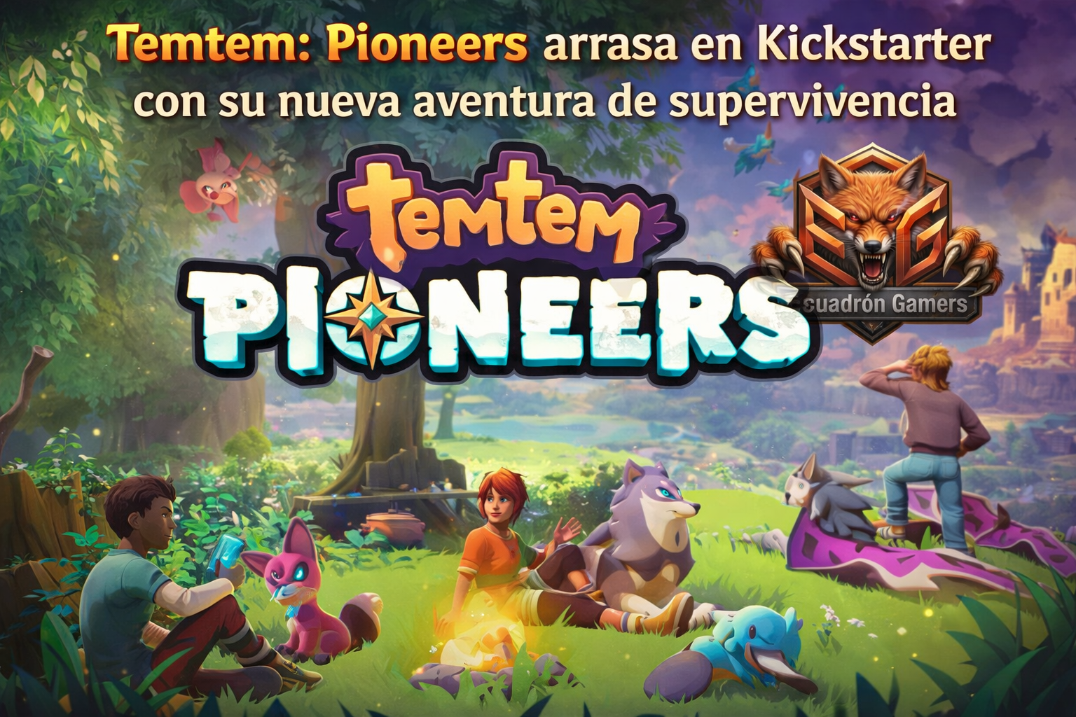 Temtem: Pioneers arrasa en Kickstarter con su nueva aventura de supervivencia