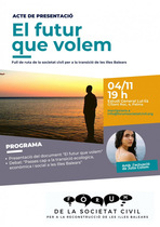 Presentaci&oacute; "El futur que volem" (04-11-21)