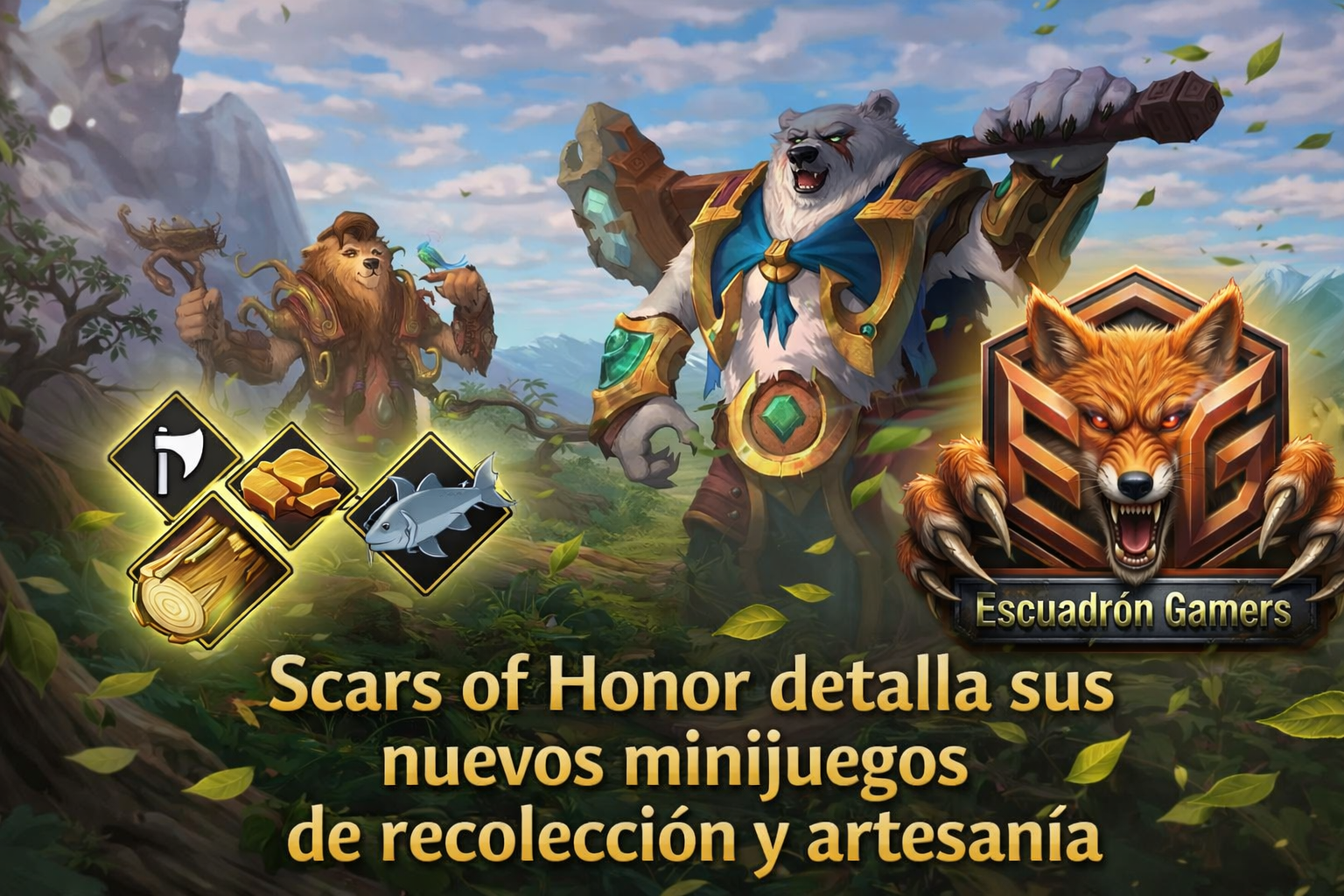 Scars of Honor detalla sus nuevos minijuegos de recolección y artesanía