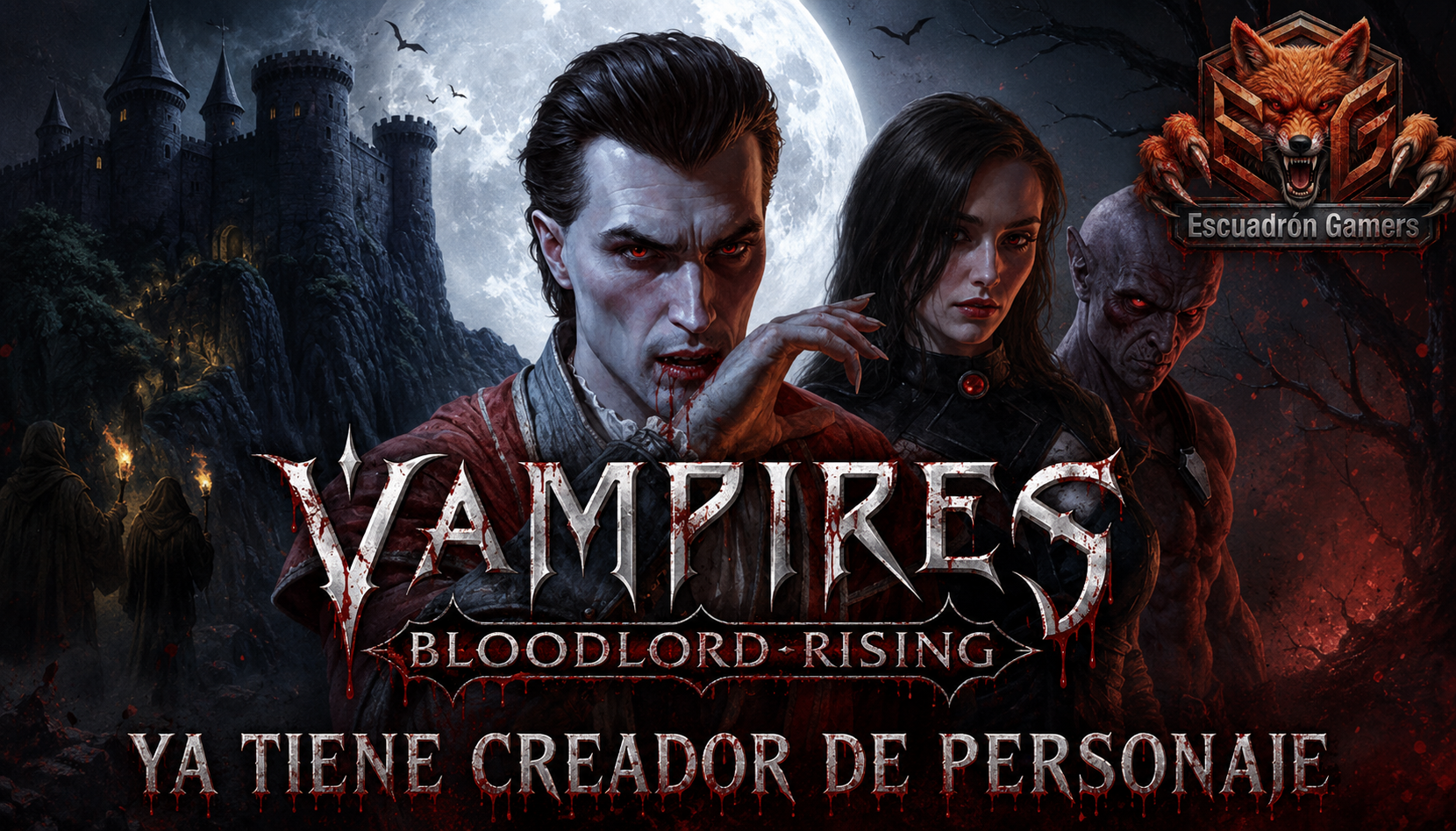 Vampires: Bloodlord Rising ya tiene creador de personaje