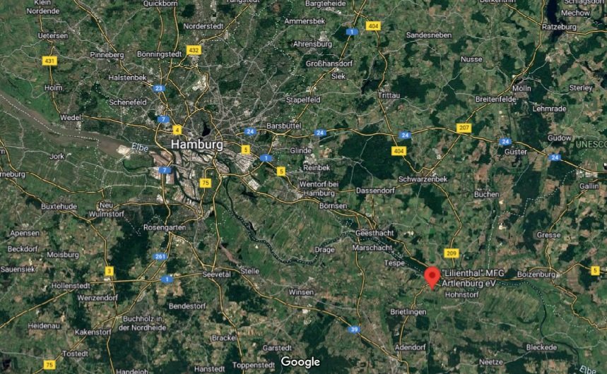 "Lilienthal" M.F.G. Artlenburg e.V., Alemania - MFC Geschwenda o Kammberg en Alemania 🗺️ Foro General de Google Earth