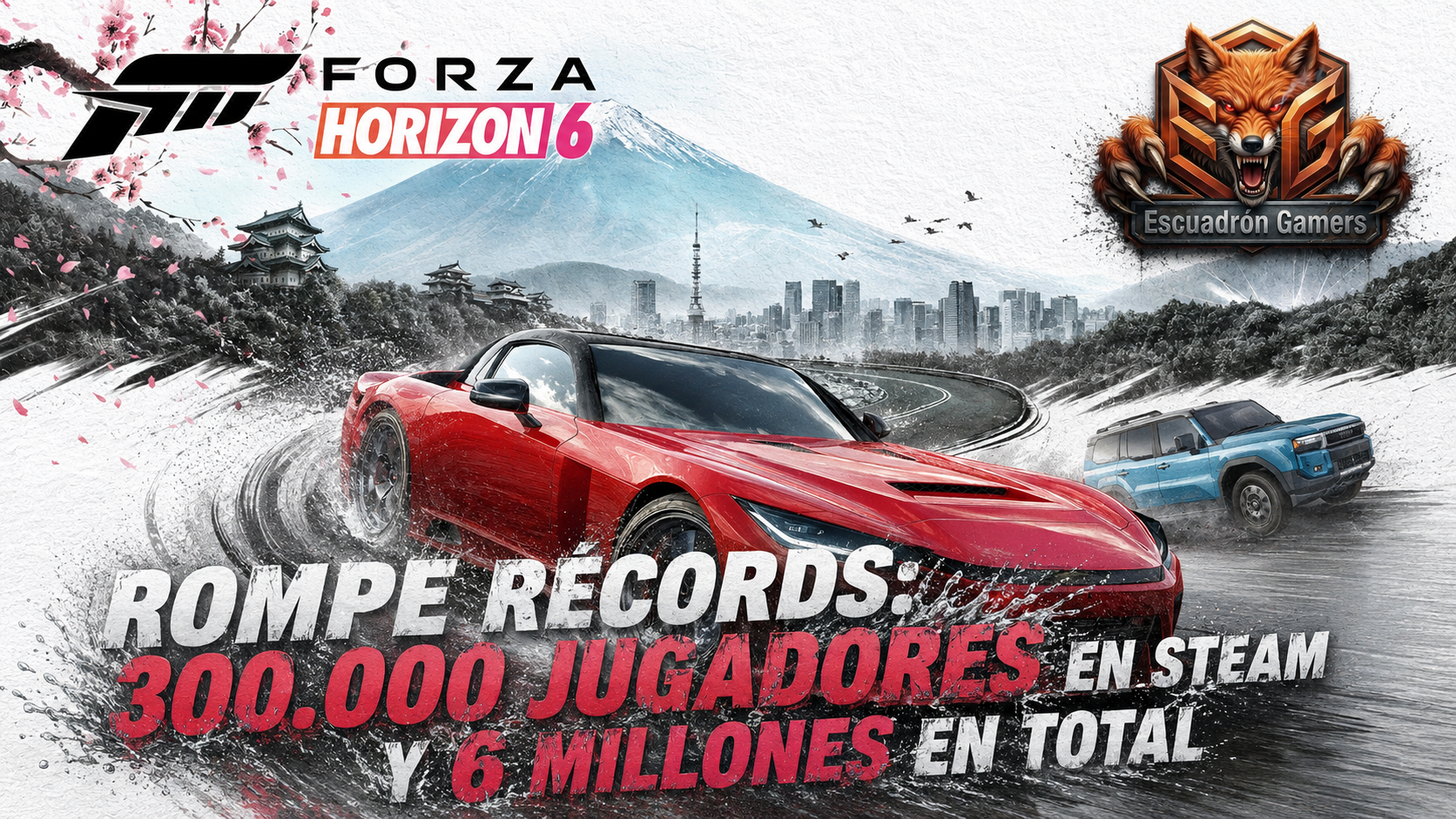 Forza Horizon 6 rompe récords: 300.000 jugadores en Steam y 6 millones en total