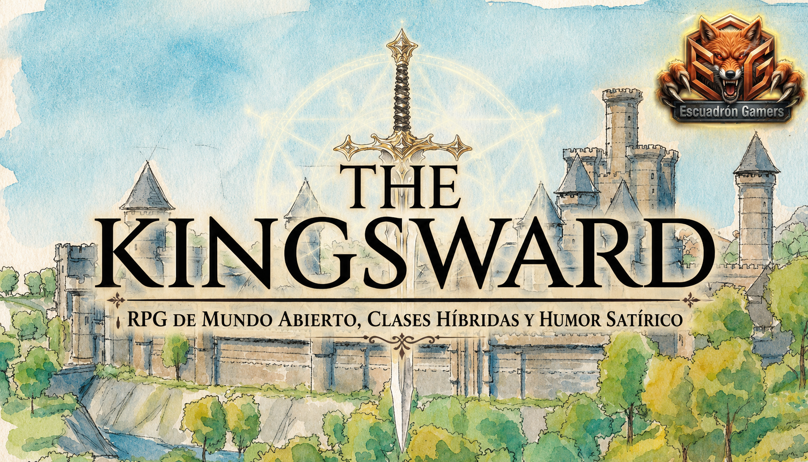 The Kingsward: RPG de mundo abierto, clases híbridas y humor satírico