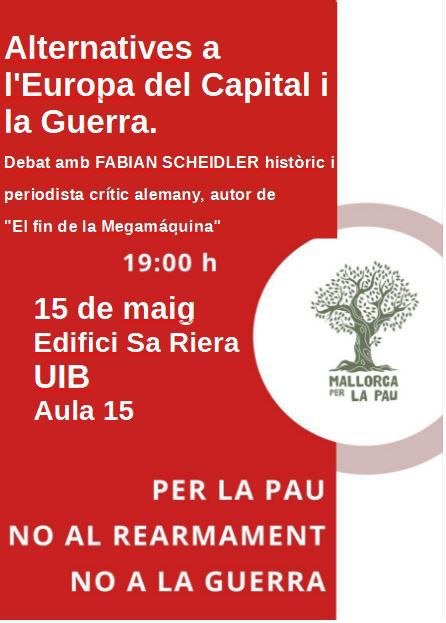 Debat amb Fabian Scheidler (avui!) Debat amb Fabian Scheidler (avui!)
