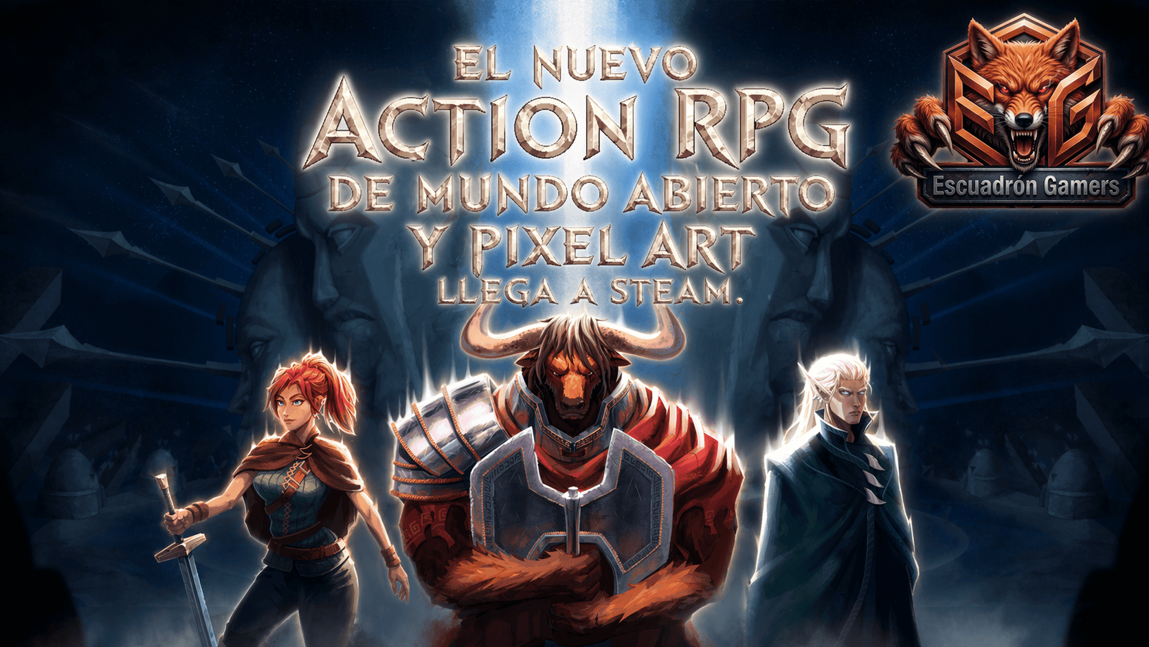 El nuevo Action RPG de mundo abierto y pixel art llega a Steam