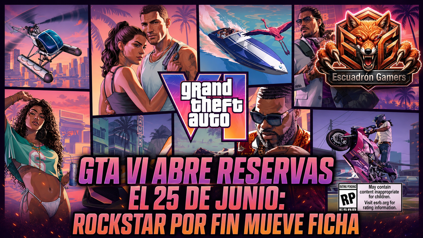 GTA VI abre reservas el 25 de junio: Rockstar por fin mueve ficha