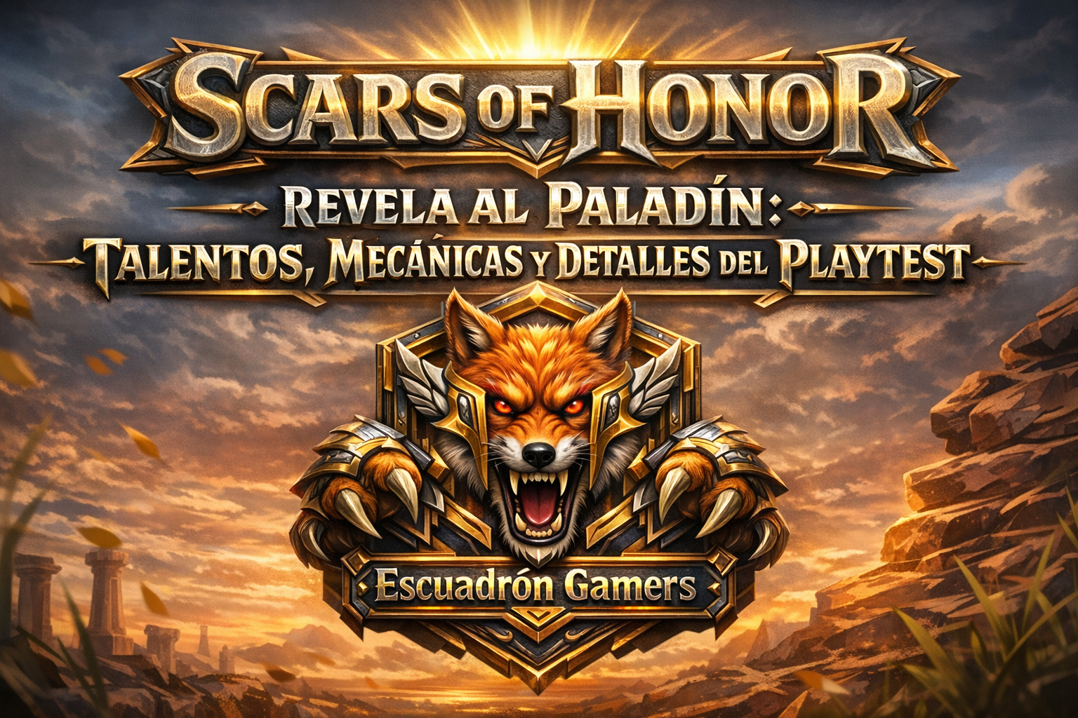 Scars of Honor revela al Paladín: Talentos, mecánicas y detalles del playtest