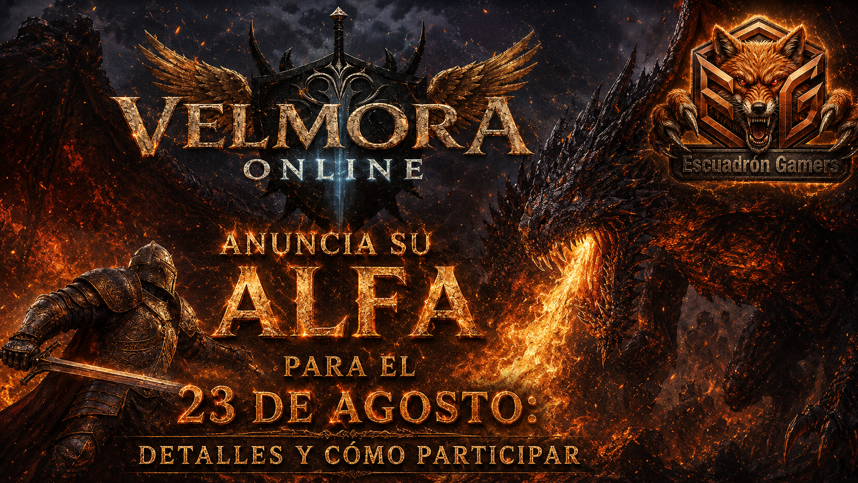Velmora Online anuncia su Alfa para el 23 de agosto: Detalles y cómo participar