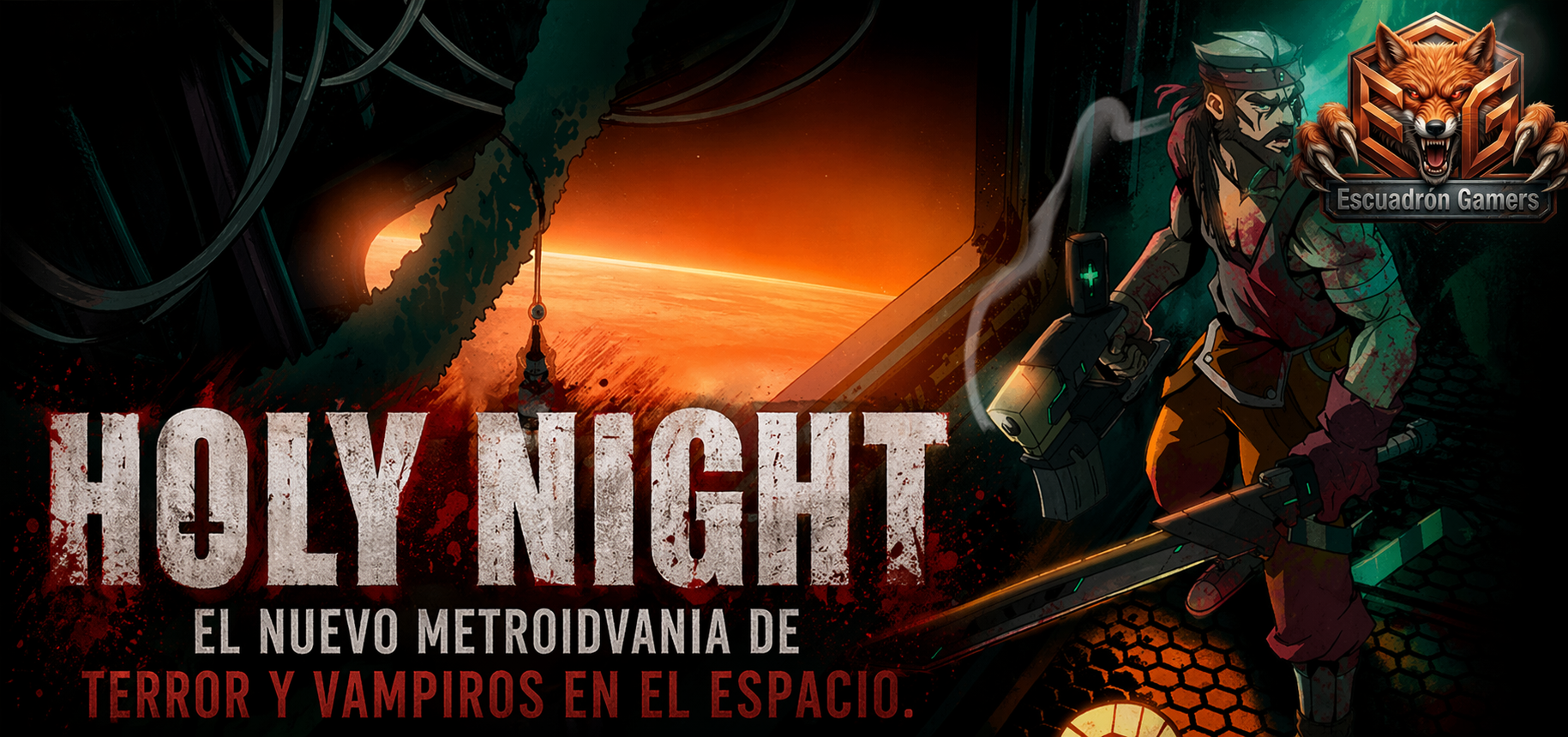 El nuevo metroidvania de terror y vampiros en el espacio