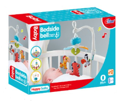 Movil Happy Baby Pilas Caja Plasticos Asociados Caja x 1 El Móvil Happy Baby Pilas Caja es un juguete musical diseñado para estimular la percepción visual, auditiva y motriz del bebé. Con figuras de animales y sonidos agradables, fomenta la atención y conce