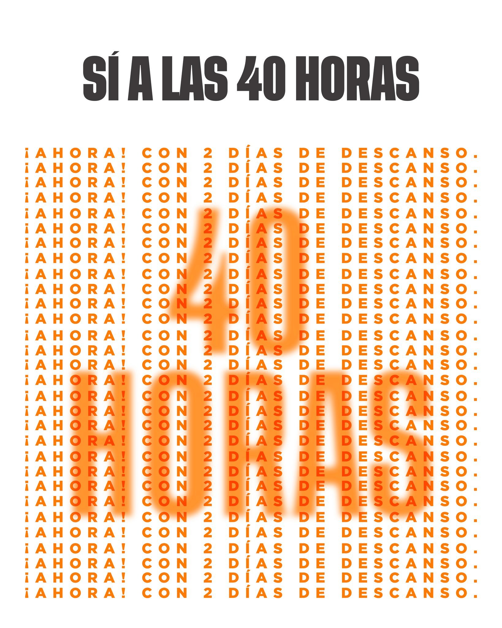 Si a las 40 horas