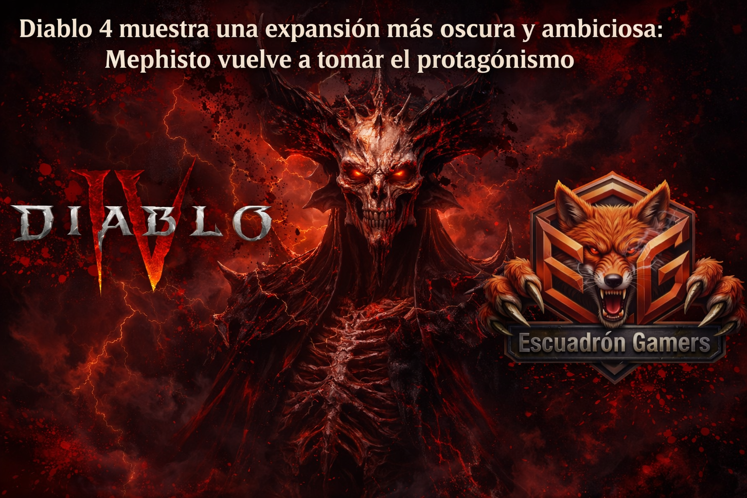 Diablo 4 muestra una expansión más oscura y ambiciosa: Mephisto vuelve a tomar el protagonismo