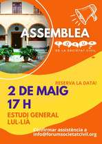 Assemblea F&ograve;rum Societat Civil (02-05-23)