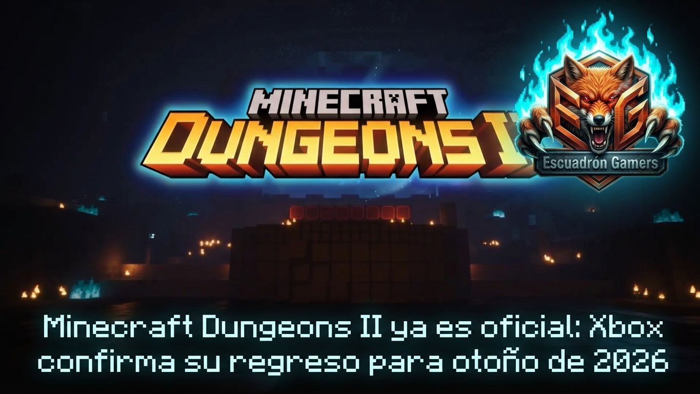 Minecraft Dungeons II ya es oficial: Xbox confirma su regreso para otoño de 2026
