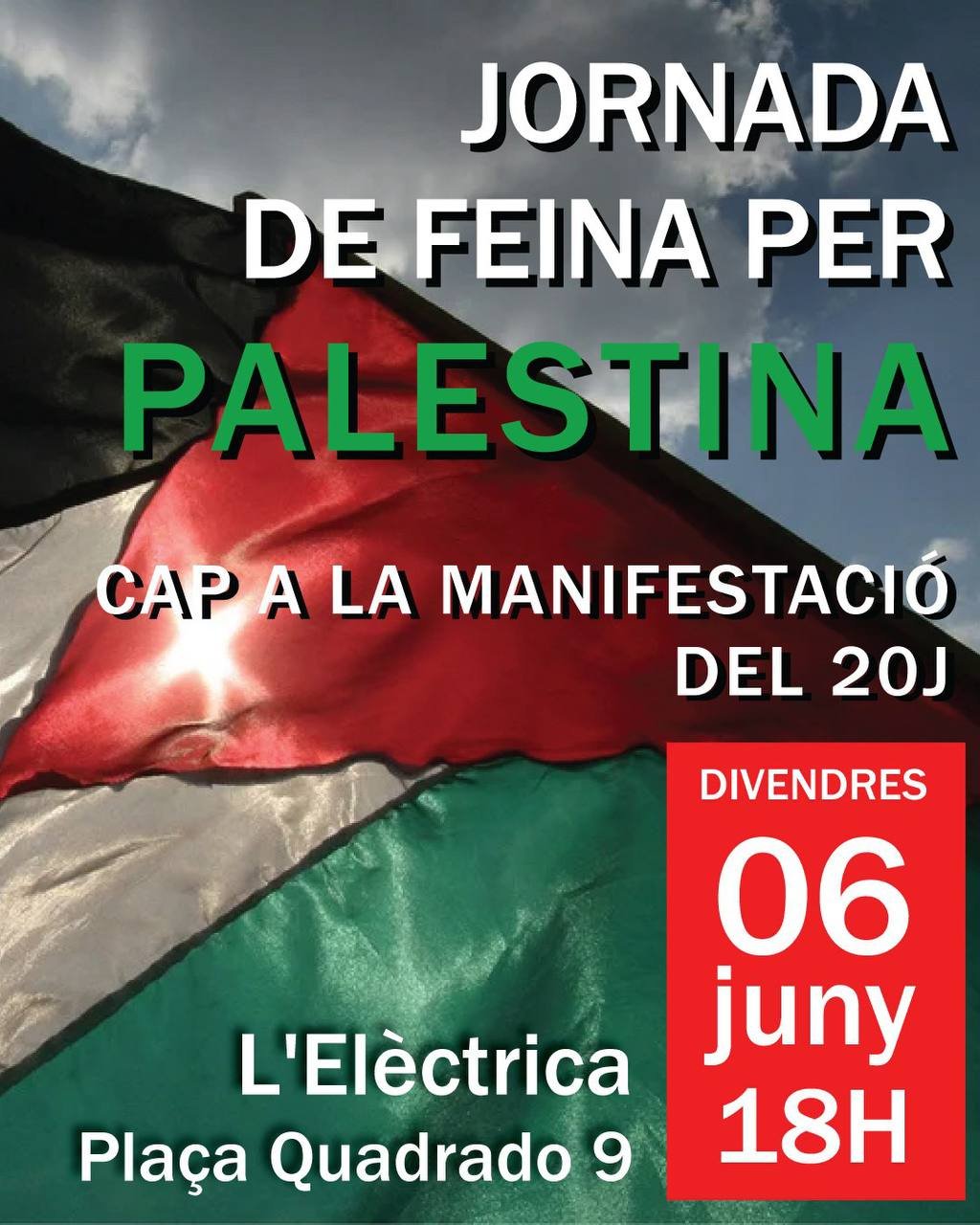 Jornada de feina per Palestina (avui!) Jornada de feina per Palestina (avui!)