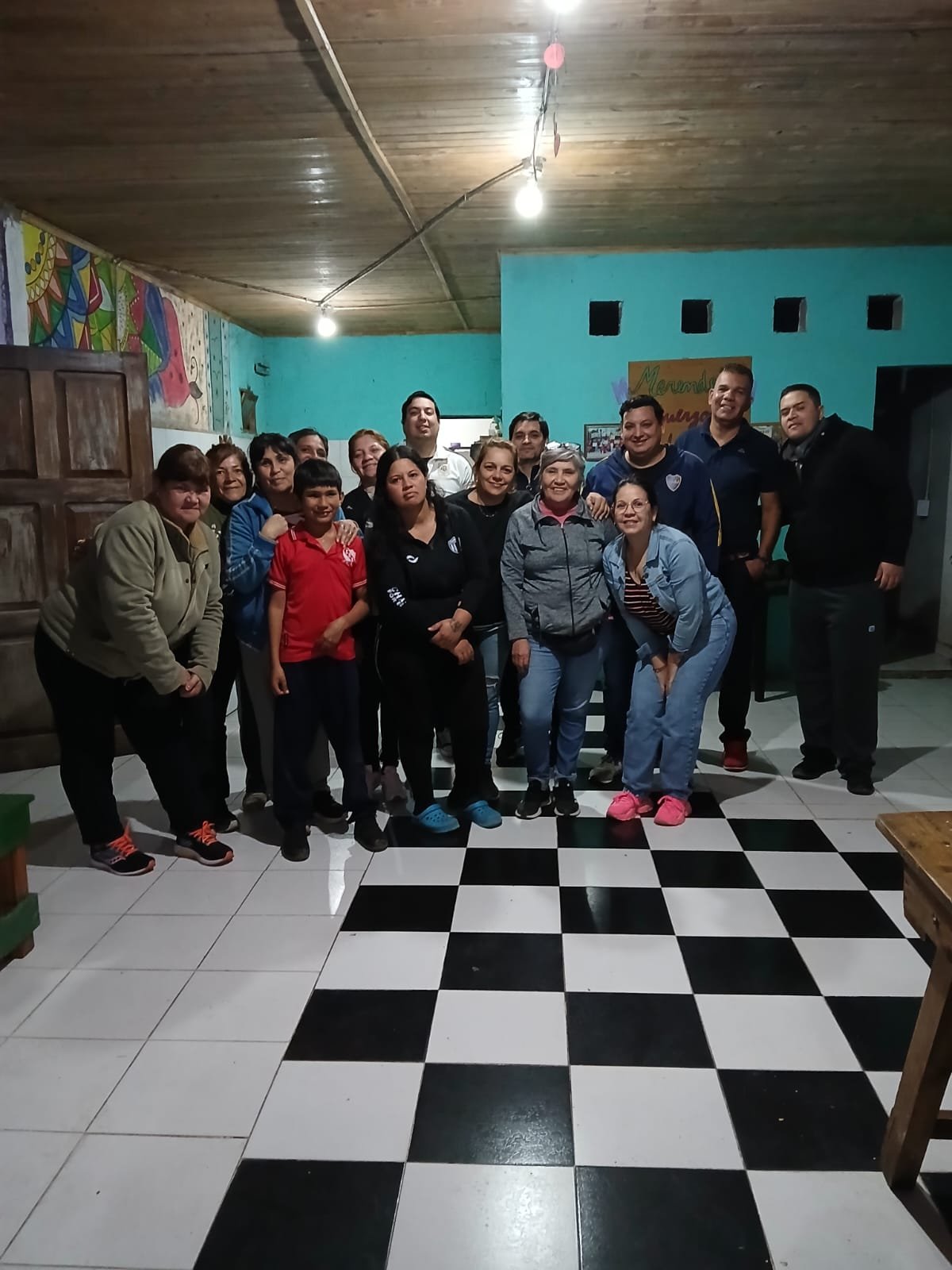 Encuentro del personal del Bloque Justicialista con integrantes de un comedor