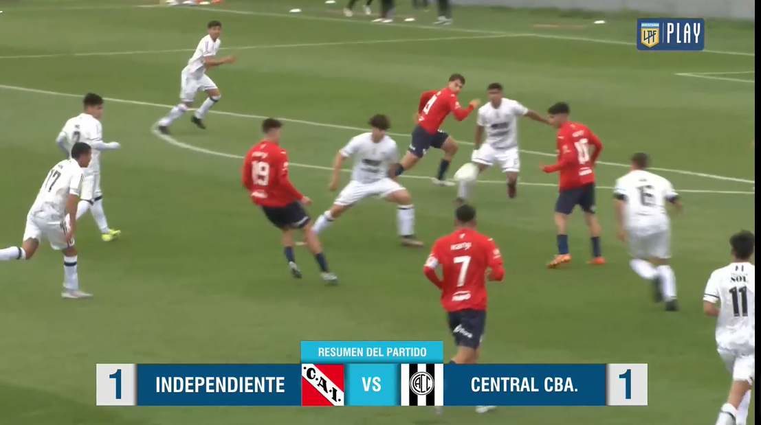 Un empate con sabor a poco, de Independiente ante Central Córdoba por el torneo de la reserva 9xIehHq