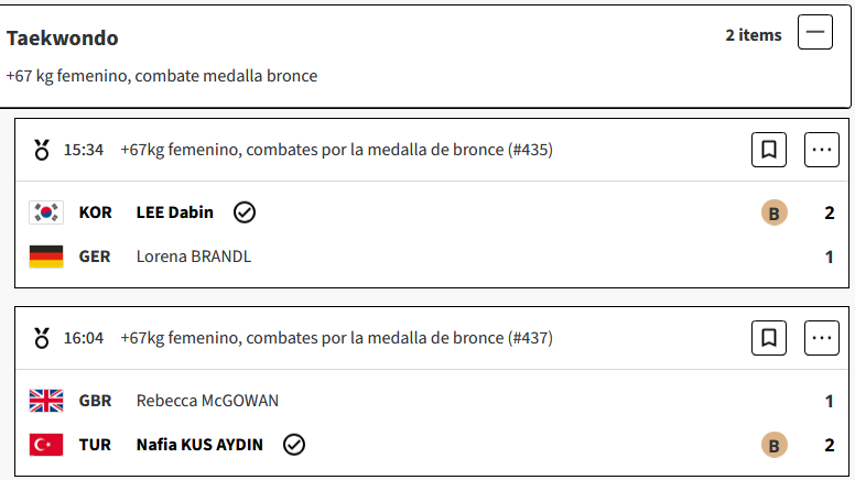 Althea Laurin de Francia, gana la medalla de oro de Taekwondo en +67 kg femenino en los Juegos Olimpicos Paris 2024 I0zLDCy