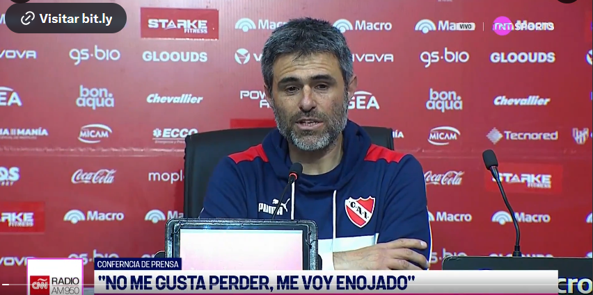 Julio Vaccari "Me voy enojado conmigo, me da mucha bronca perder, la responsabilidad es del entrenador" OdhAtsU