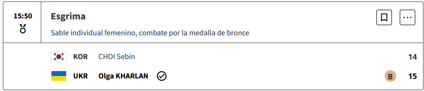 La Francesa Manon Apithy-Brunet aseguró el oro en Esgrima por la competencia de sable femenino en los Juegos Olimpico Paris 2024 PUBuyjZ