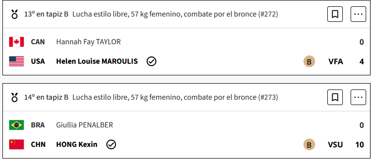 Lucha libre: Sakurai Tsugumi de Japón gana el oro en 57 kg estilo libre femenino en los Juegos Olimpicos Paris 2024 ReOHhqM