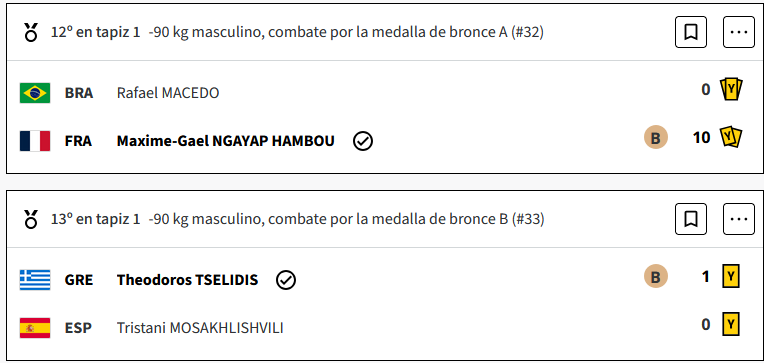 Lasha Bekauri de Georgia gana la medalla de oro de judo en -90 kilos masculino de los Juegos Olimpicos Paris 2024 YnlHuV0