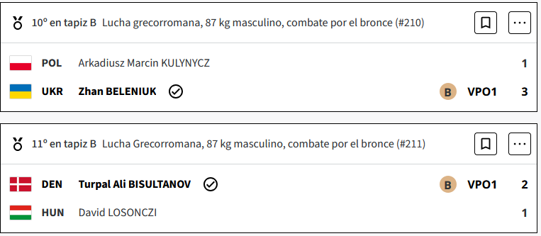 Semen Novikov de Bulgaria gana el oro en Lucha grecorromana masculino de 87 kg en los Juegos Olimpicos Paris 2024 I9Uad0D